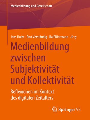 cover image of Medienbildung zwischen Subjektivität und Kollektivität